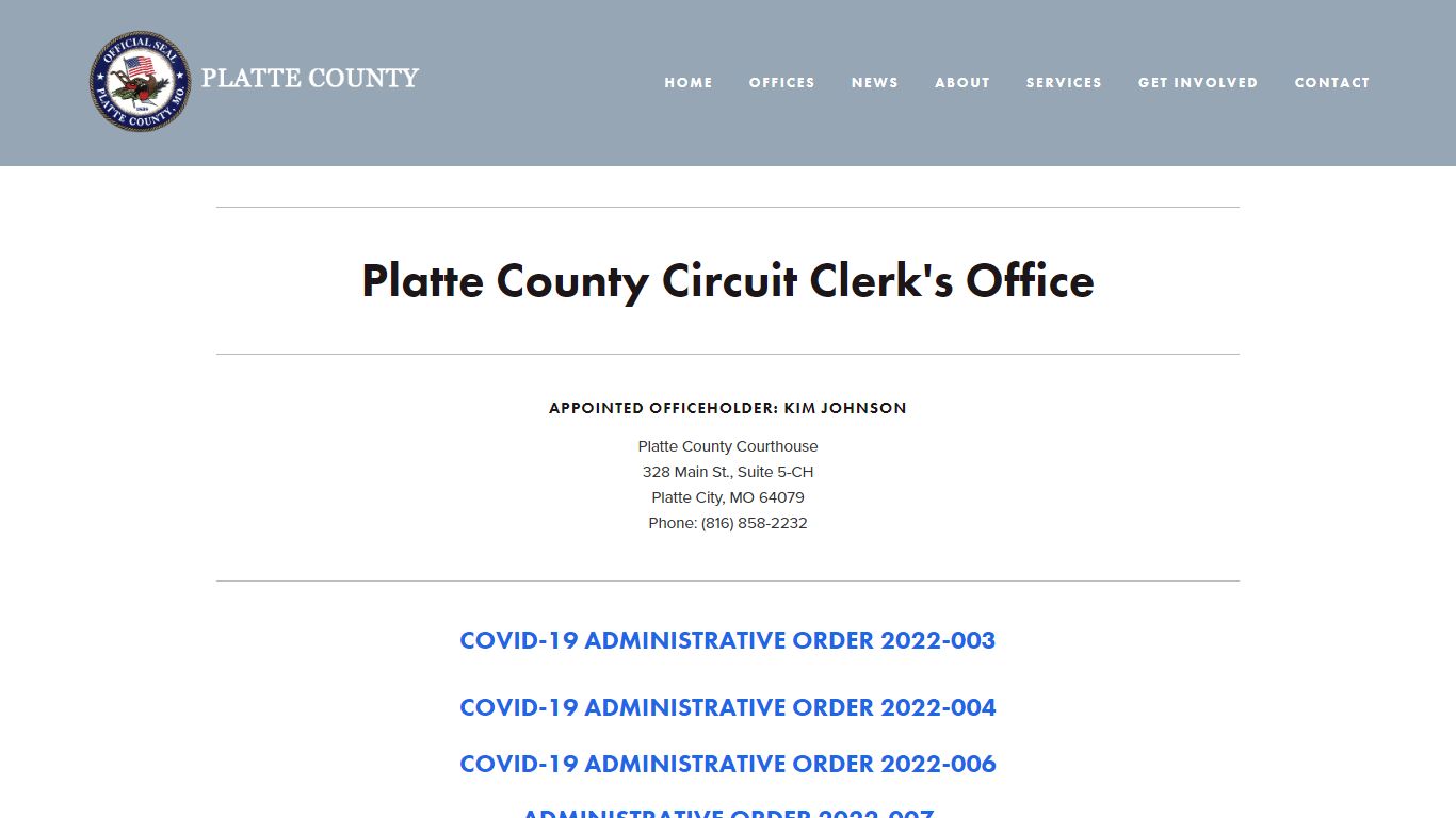 CircuitClerk — Platte County