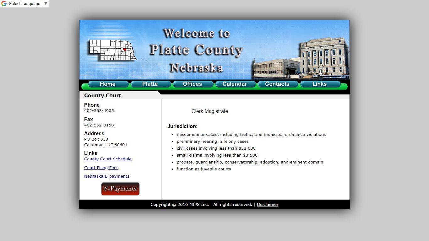 Platte County Court