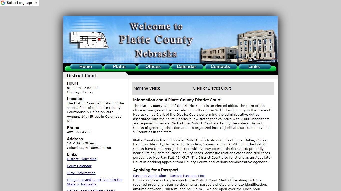 Platte County District Court